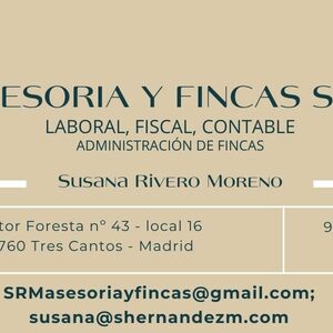 Asesoría & Fincas SRM- Susana Rivero Moreno - Laboral, fiscal, contable - Administración de fincas